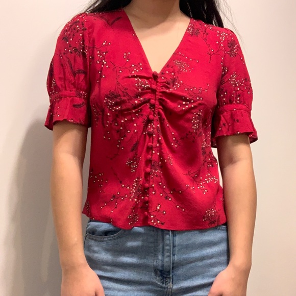 Red blouse - Picture 2 of 2